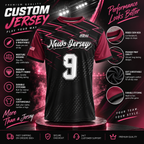 Custom Crewneck Soccer Jersey #7 – Player Name, Number & Logo