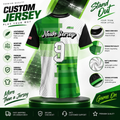 Custom Crewneck Soccer Jersey #6 – Player Name, Number & Logo