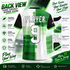 Custom Crewneck Soccer Jersey #6 – Player Name, Number & Logo