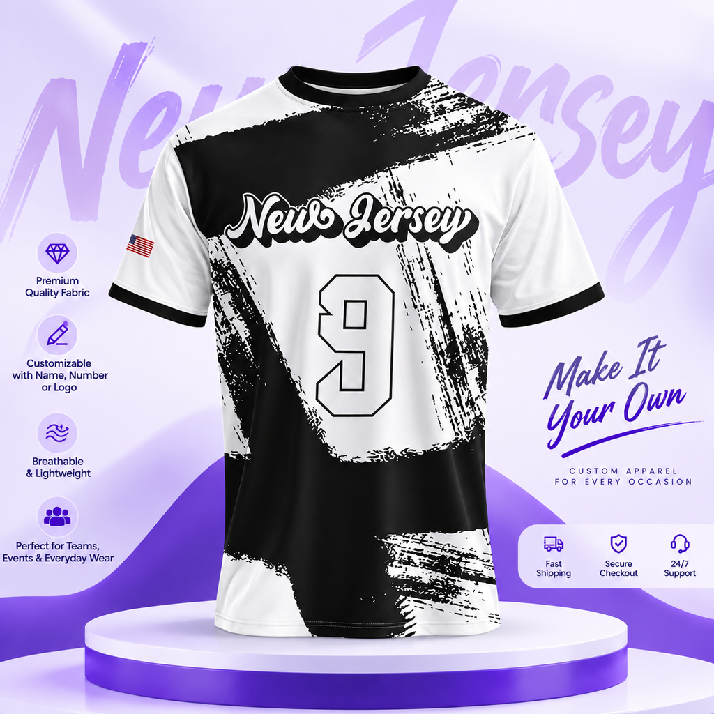 Custom Crewneck Soccer Jersey #13 – Player Name, Number & Logo