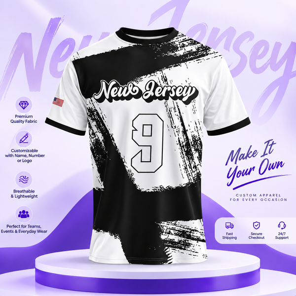 Custom Crewneck Soccer Jersey #13 – Player Name, Number & Logo