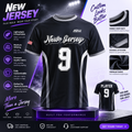 Custom Crewneck Soccer Jersey #4 – Player Name, Number & Logo