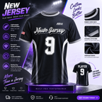 Custom Crewneck Soccer Jersey #4 – Player Name, Number & Logo