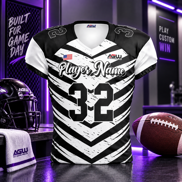 Custom Football Jersey – Sublimated Youth & Adult Team Uniform with Name, Number & Logo