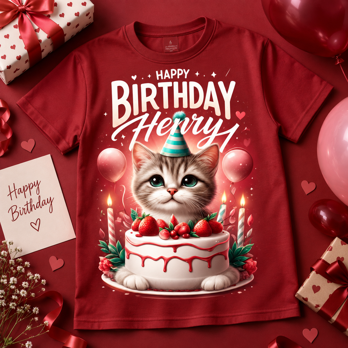 Birthday Girl Shirt – Custom Kids Birthday Party Tee with Name and Age