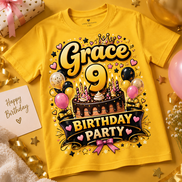 Matching Family Birthday Party Shirts – Kids Birthday Outfit Tee