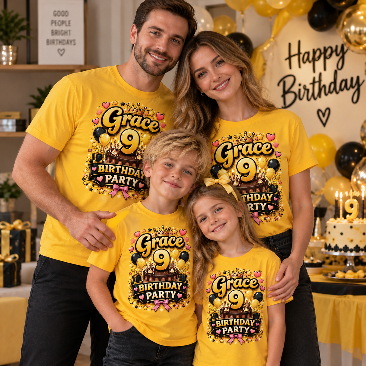 Matching Family Birthday Party Shirts – Kids Birthday Outfit Tee